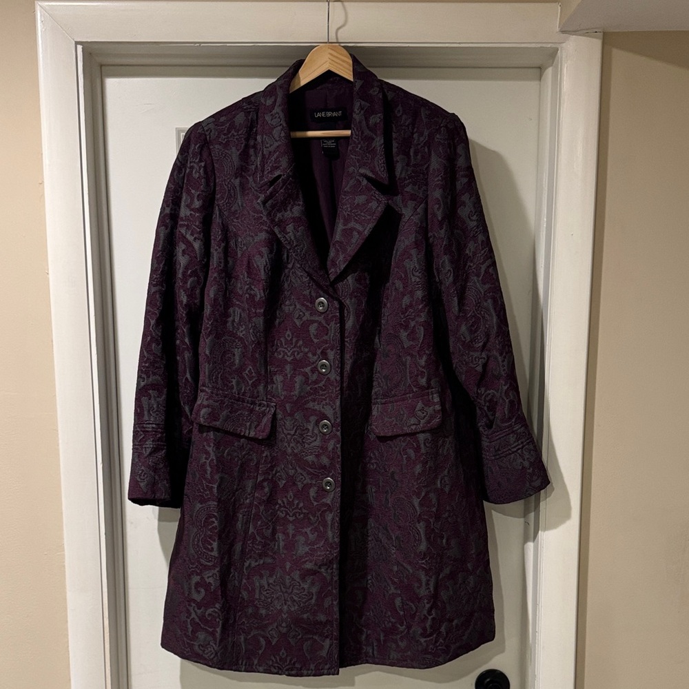 Lane Bryant Women's Printed Lightweight Coat